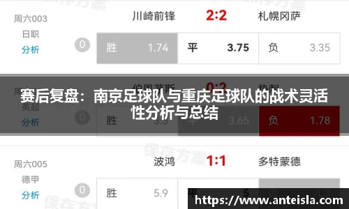 赛后复盘:南京足球队与重庆足球队的战术灵活性分析与总结
